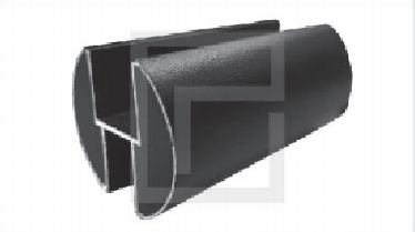 Aluminium Top Rail (Black Matt)